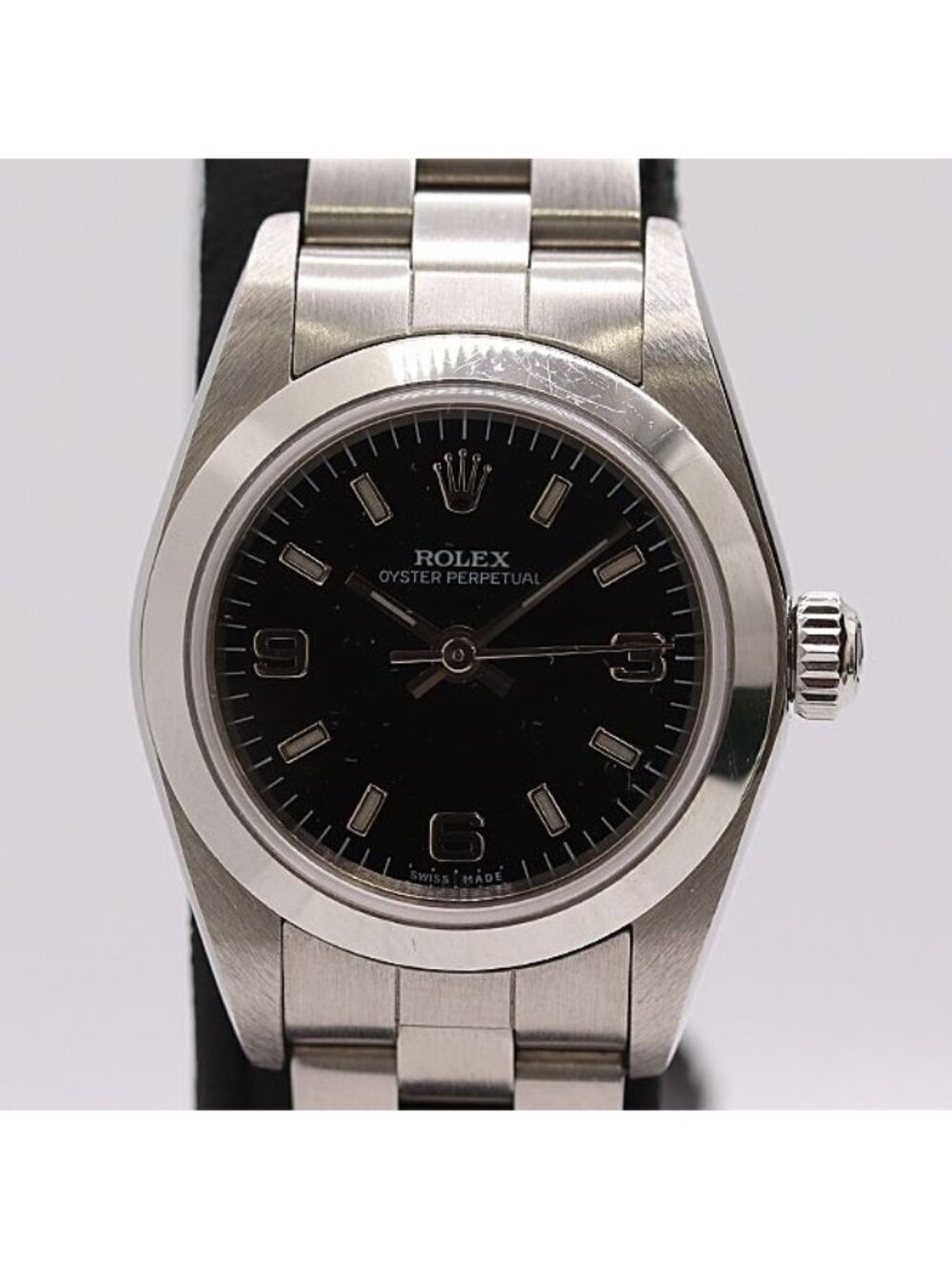 Rolex Oyster Perpetual Automatic Black Dial Watch